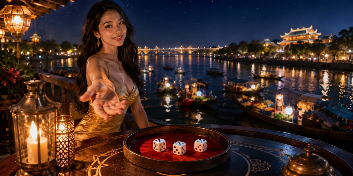 Trò chơi tài xỉu xúc xắc tại bờ biển Huế